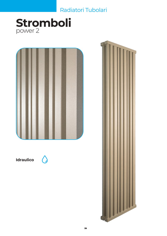 Radiatore termoarredo Stromboli power versione 2 (LEGGI NELLA DESCRIZIONE)
