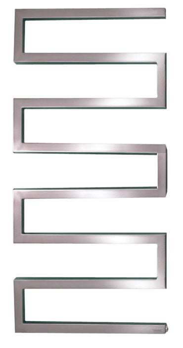 Radiatore di design termoarredo modello KOS tubo quadrato CROMATO (LEGGI NELLA DESCRIZIONE)